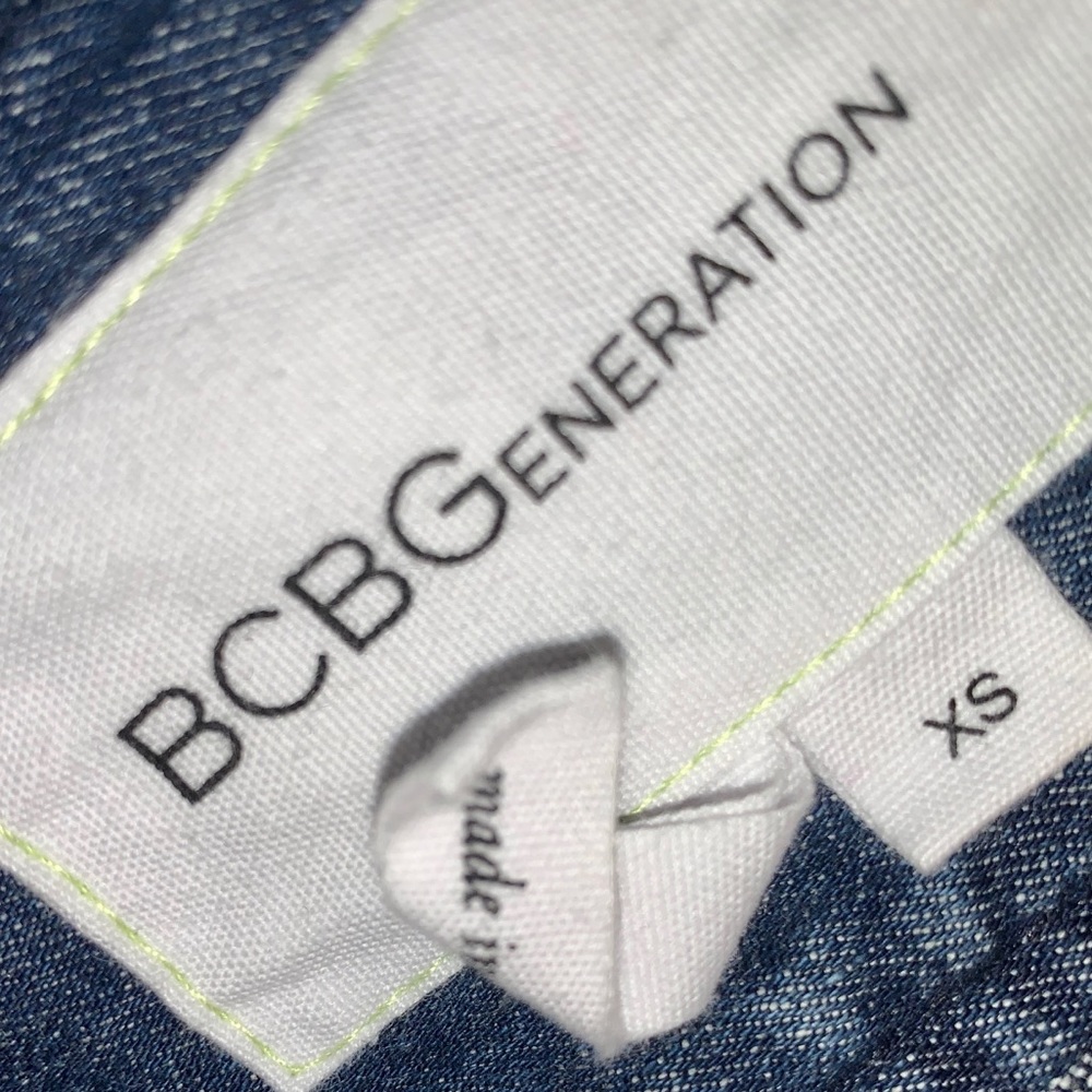 Bcbgeneration Denim Button Down Nwots - image 6